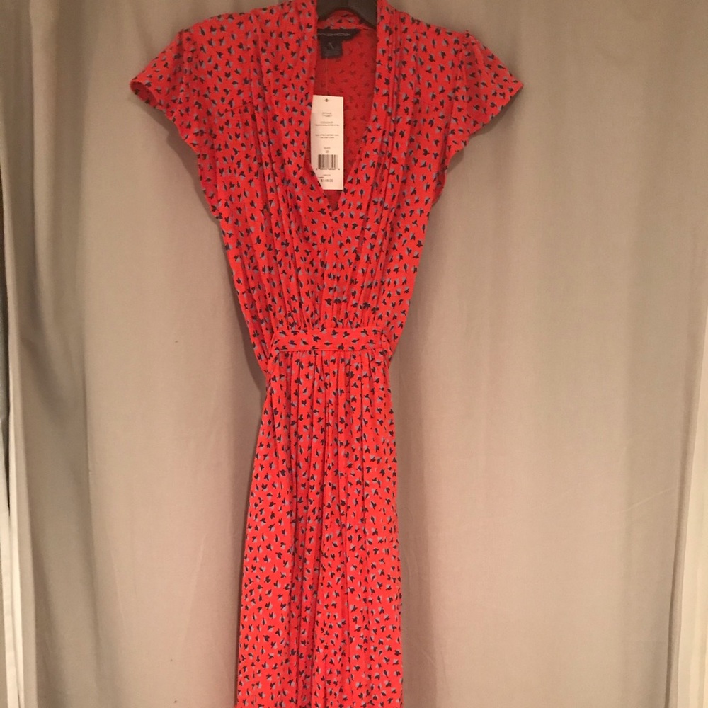 French Connection calypso tie dress